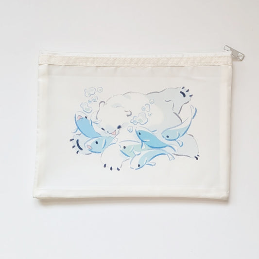 2SM ソルティ・フラフ メッシュフラットポーチ