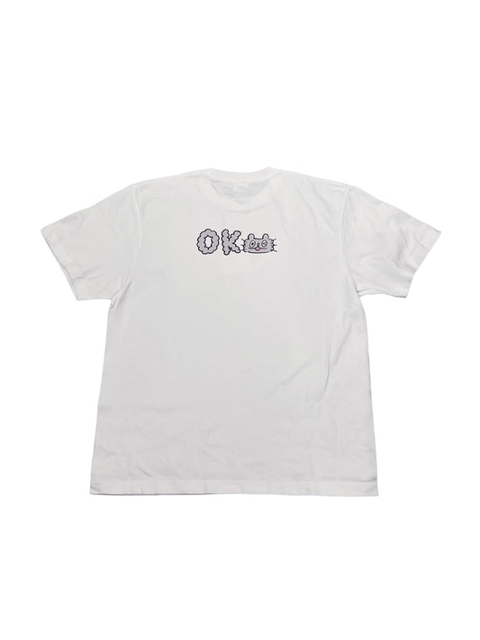 MCB-06 ねこのぶーちゃん Tシャツ(OK)ホワイト