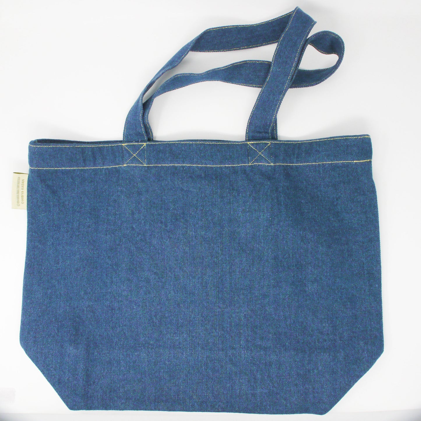 PIC-050 かえるのピクルス デニム刺繍トート(ミモザ)