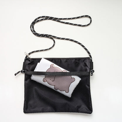 1BS ベルーガのまろみとナカマたち サコッシュ