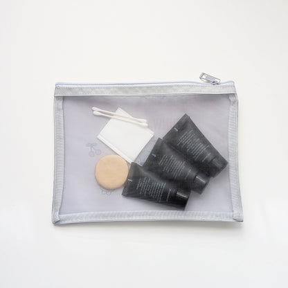 1FM ふんわり倶楽部 メッシュフラットポーチ