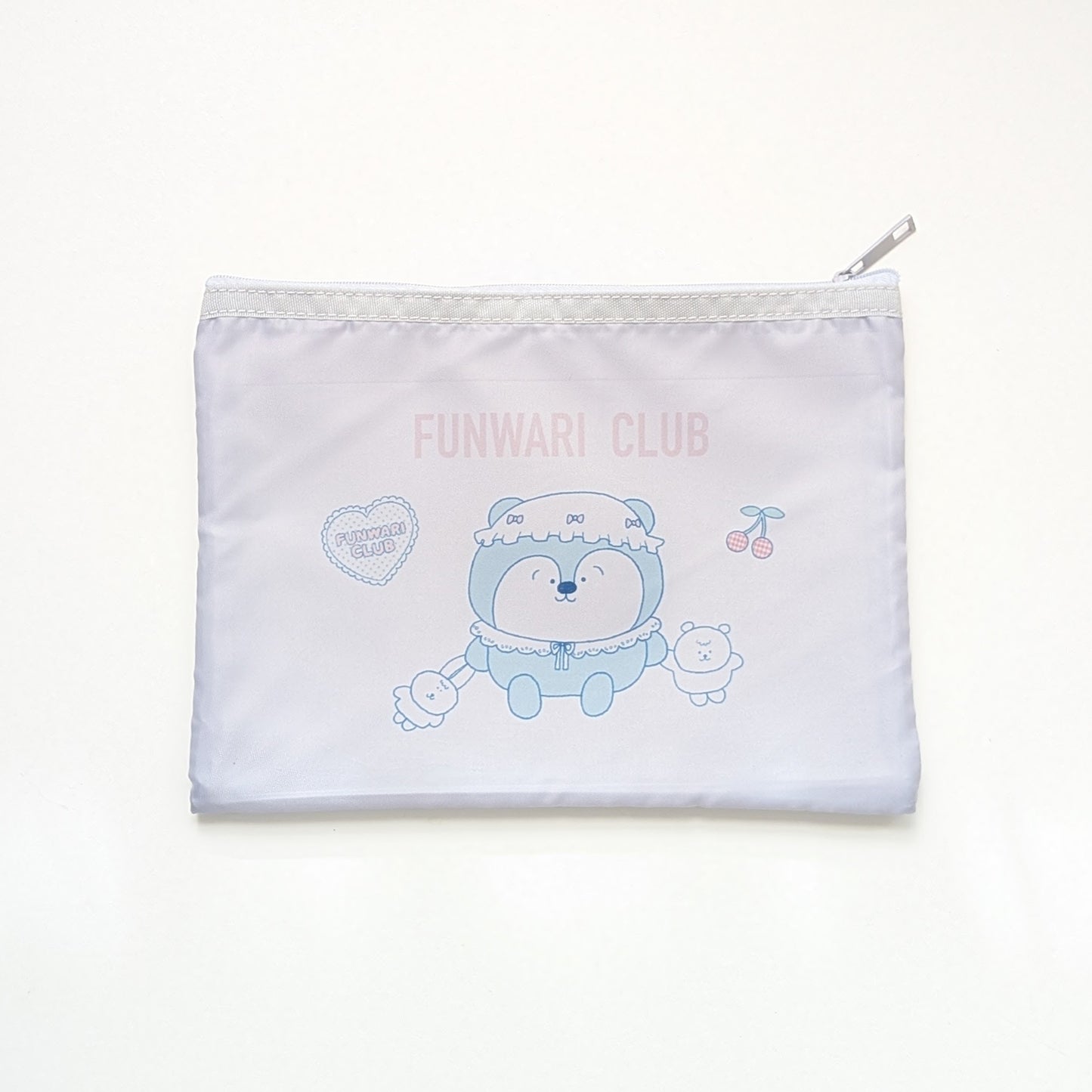 1FM ふんわり倶楽部 メッシュフラットポーチ