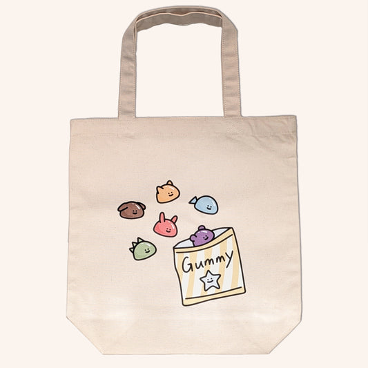 1PT ぷにぷに生き物ぐみーず トートバッグ