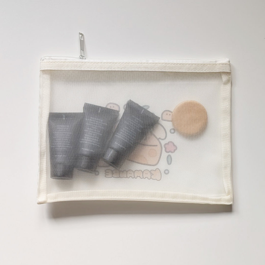 2:00 しみずあおい カマンベ　メッシュフラットポーチ