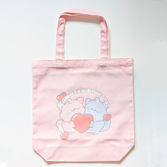 2AT しみずあおい かわいくにゃりたい　トートバッグ