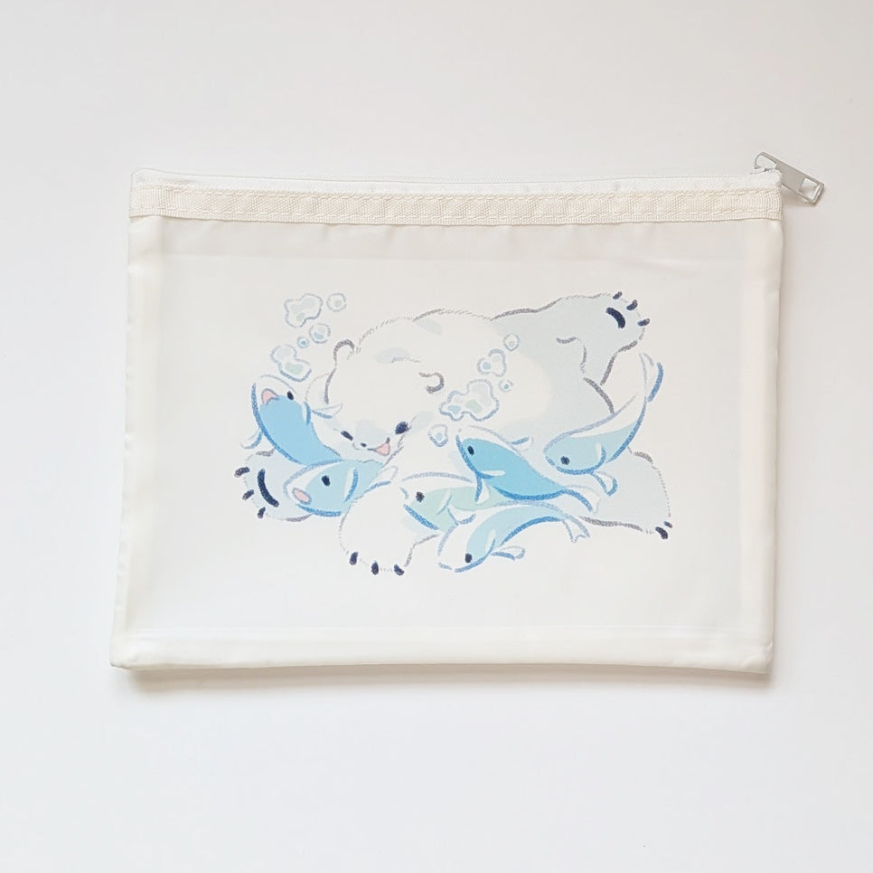 2SM ソルティ・フラフ　メッシュフラットポーチ