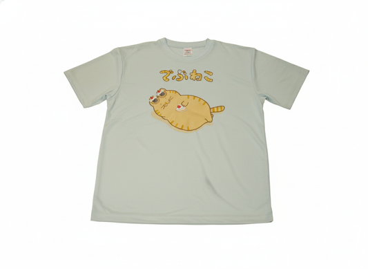 MAD-04 でぶねこ　Tシャツ(茶トラ)
