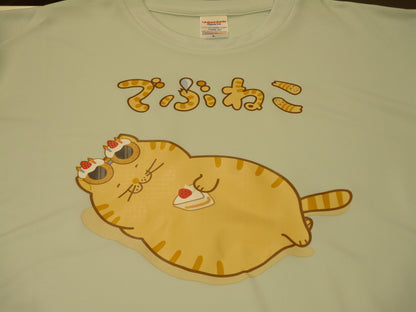 MAD-04 でぶねこ　Tシャツ(茶トラ)
