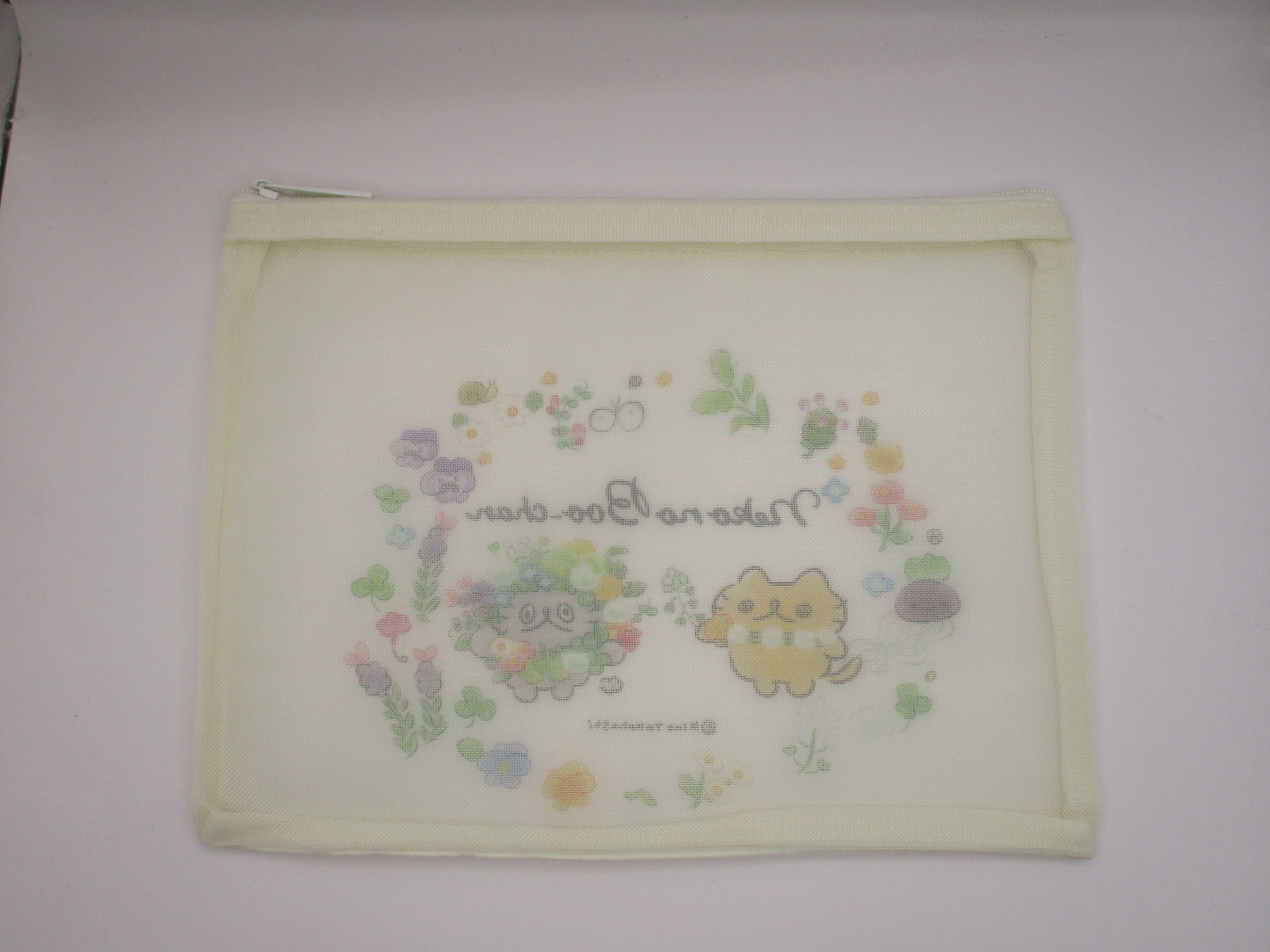 MCB-12 ねこのぶーちゃん　メッシュポーチ　