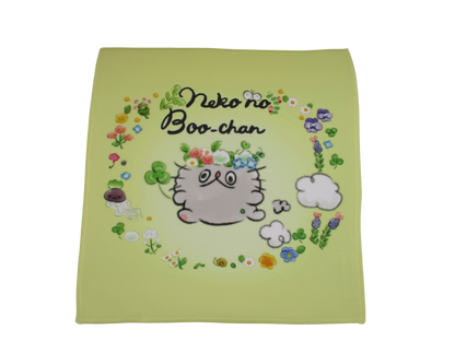 MCB-13 ねこのぶーちゃん くっつくタオル（小花柄）　