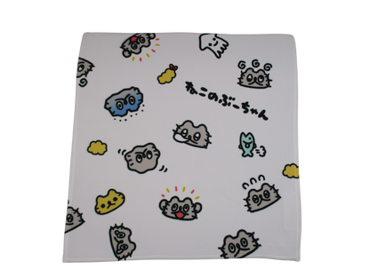 MCB-10 ねこのぶーちゃん くっつくタオル（総柄）　