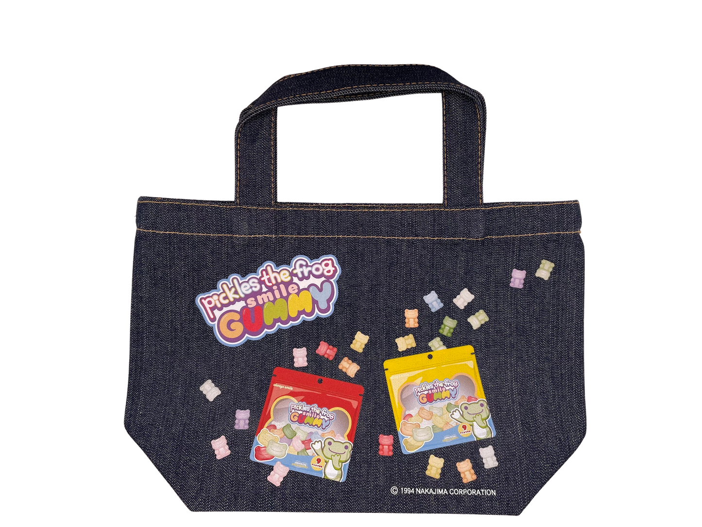 PIC-048 かえるのピクルス　デニムランチトート