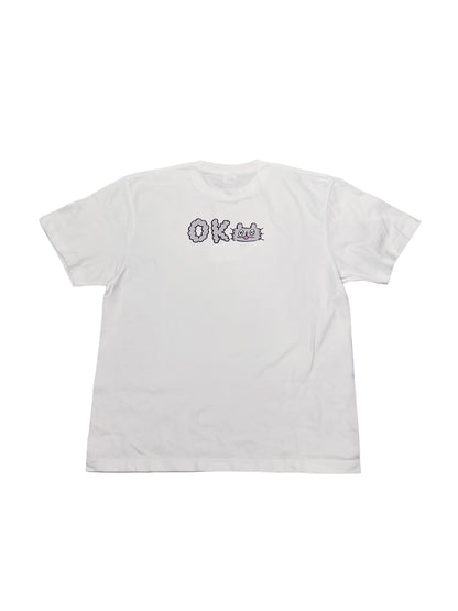MCB-06 ねこのぶーちゃん Tシャツ（OK）ホワイト
