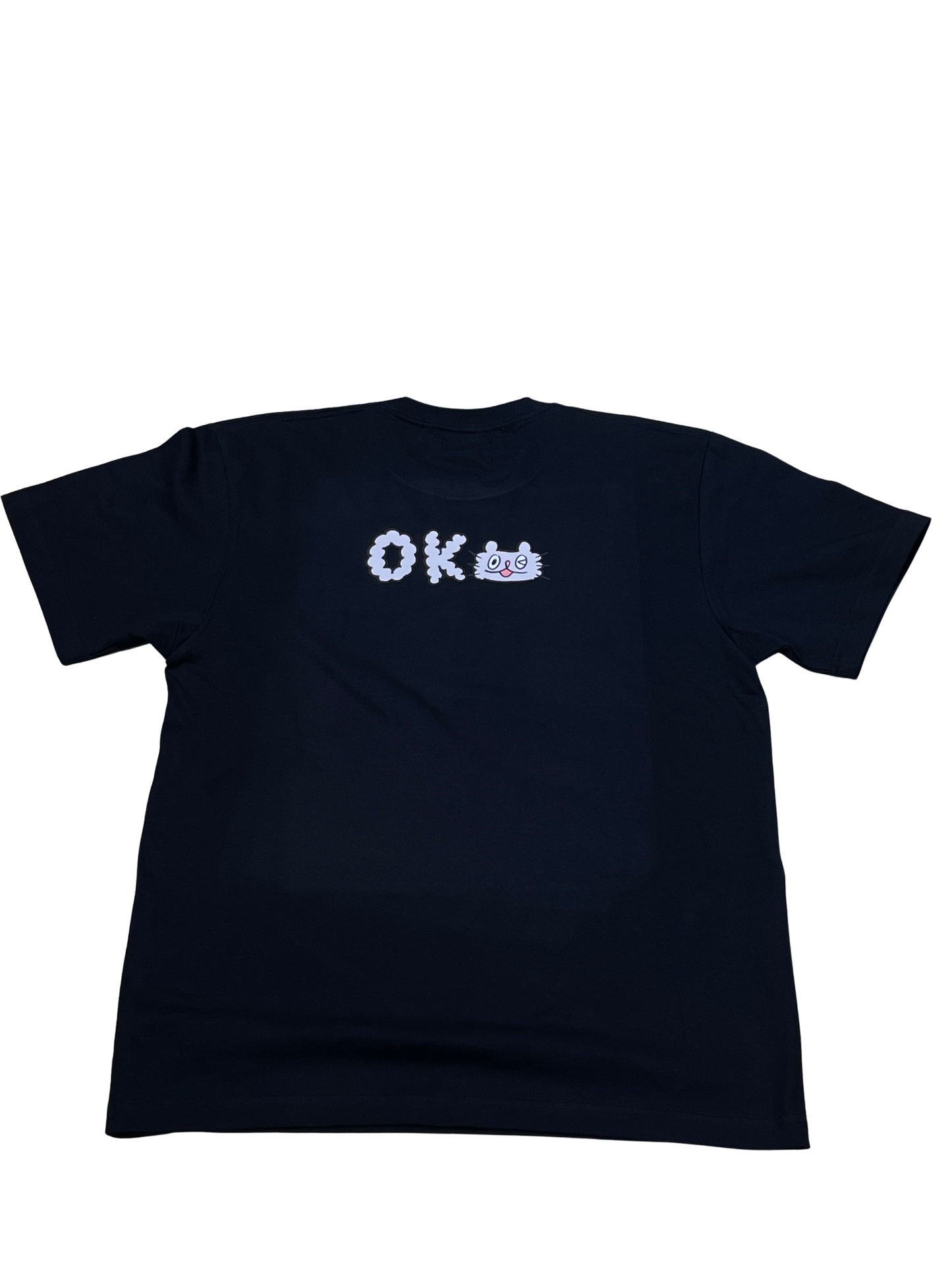 MCB-07 ねこのぶーちゃん Tシャツ（OK）ブラック
