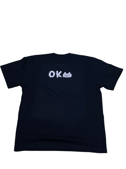 MCB-07 ねこのぶーちゃん Tシャツ（OK）ブラック
