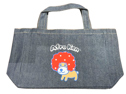 MAAF-014 アフロ犬　デニムフラットポケットトート