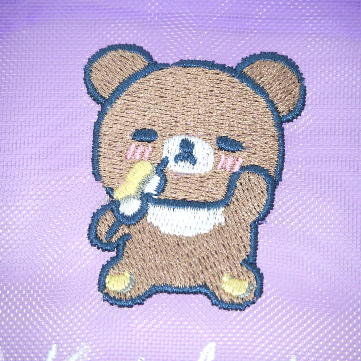 MAR-017 リラックマ刺繍メッシュポーチ(AUTUMN）