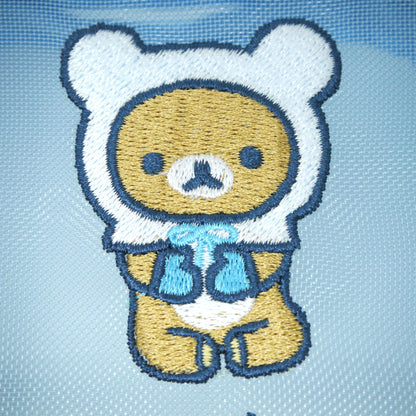 MAR-018 リラックマ刺繍メッシュポーチ(WINTER）