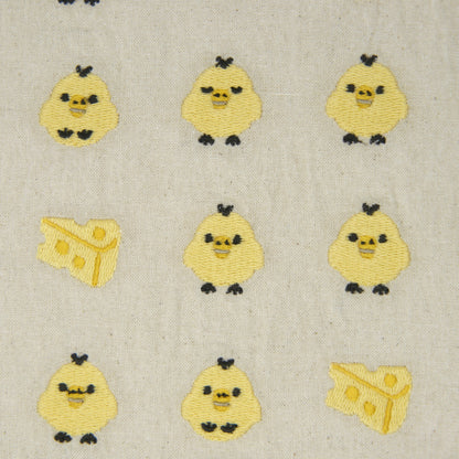 MAR-025 リラックマ刺繍巾着（キイロイトリ）