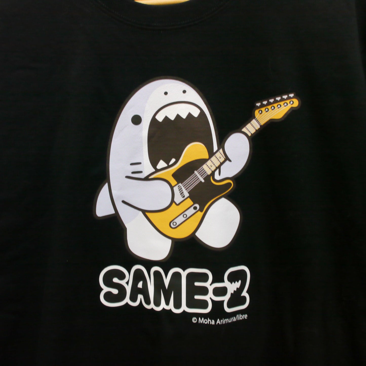 MASA-02 サメーズ　ギターTシャツ(ブラック)