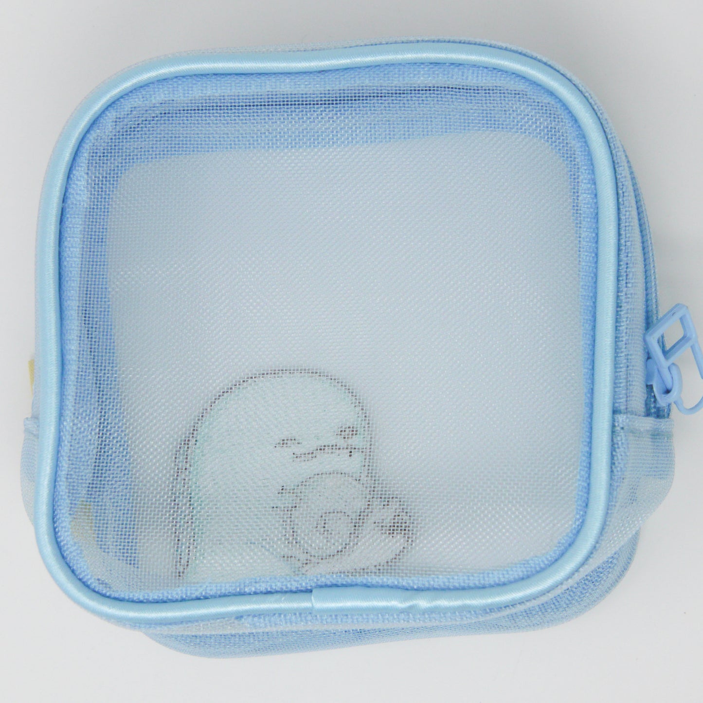 MAS-011 すみっコぐらし刺繍メッシュスクエアポーチ(とかげ)