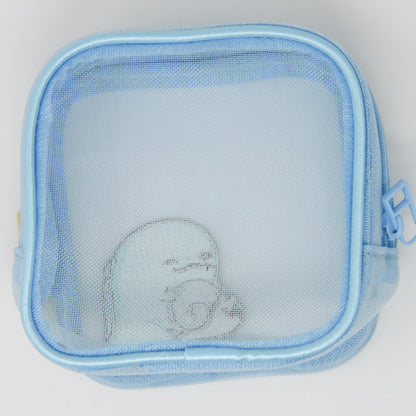 MAS-011 すみっコぐらし刺繍メッシュスクエアポーチ(とかげ)