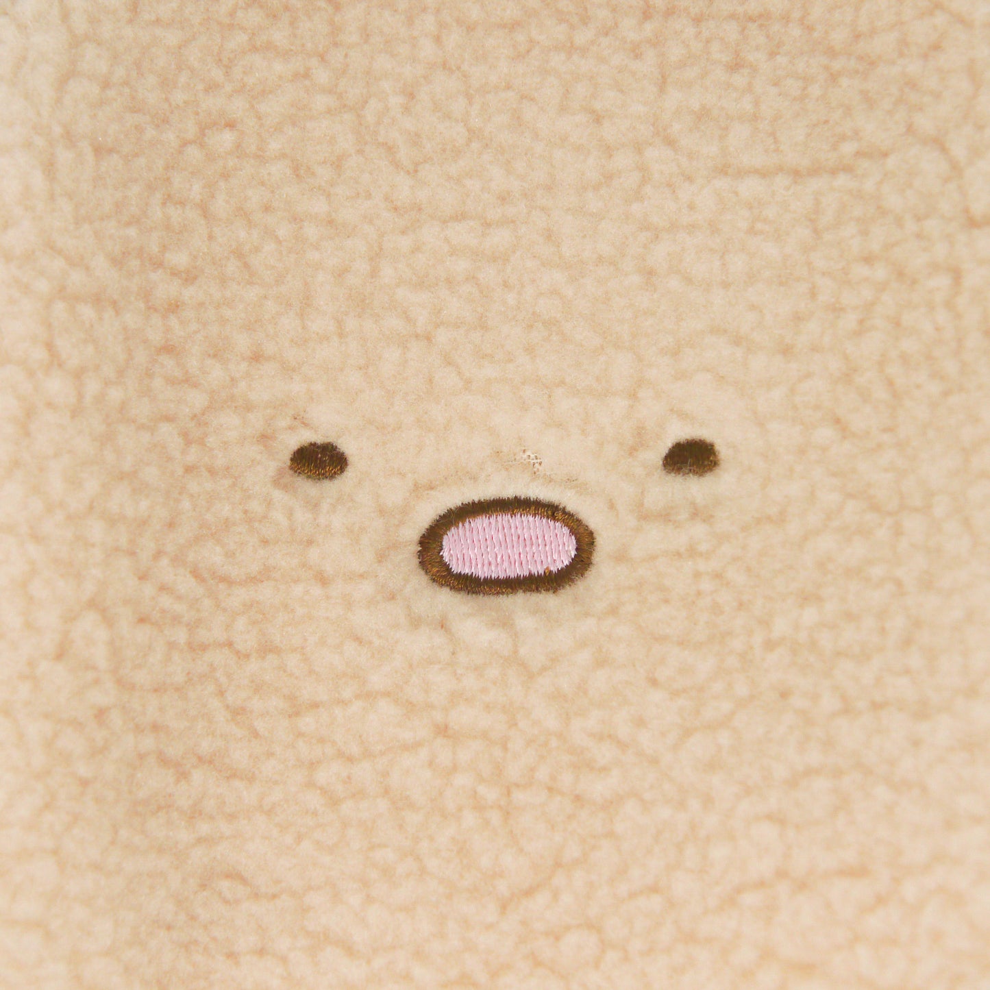 MAS-012 すみっコぐらし　もこもこスクエアポーチ（とんかつ）