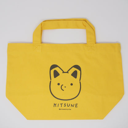 MAT-13 タヌキとキツネ　ランチトート(キツネ)