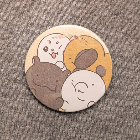 1BC	ベルーガのまろみとナカマたち　缶バッジ