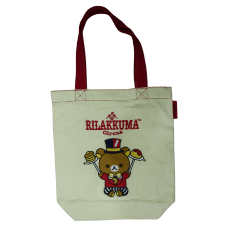 リラックマ 刺繍A4トートバッグ(circus)