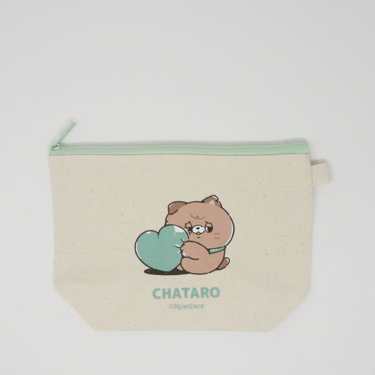 MAND-08 にゃんデレ キャンバスポーチ（ちゃたろ）