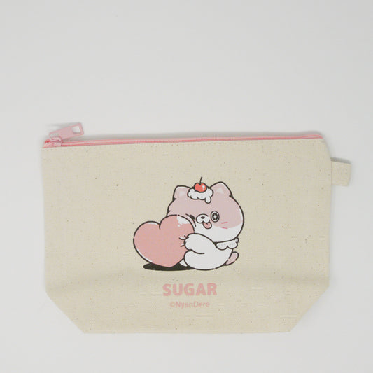MAND-11 にゃんデレ キャンバスポーチ（しゅがー）
